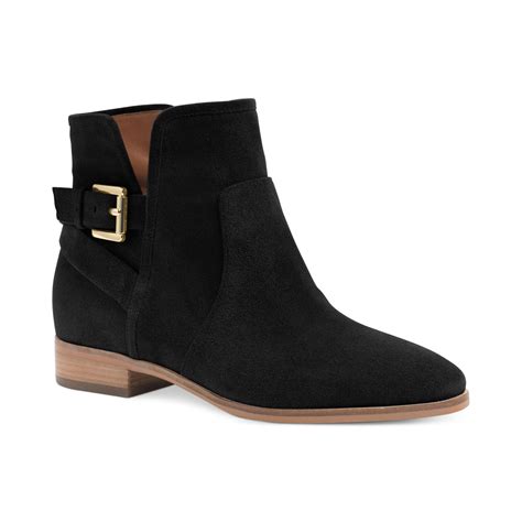 michael kors salem booties black suede|Salem Suede Bootie .